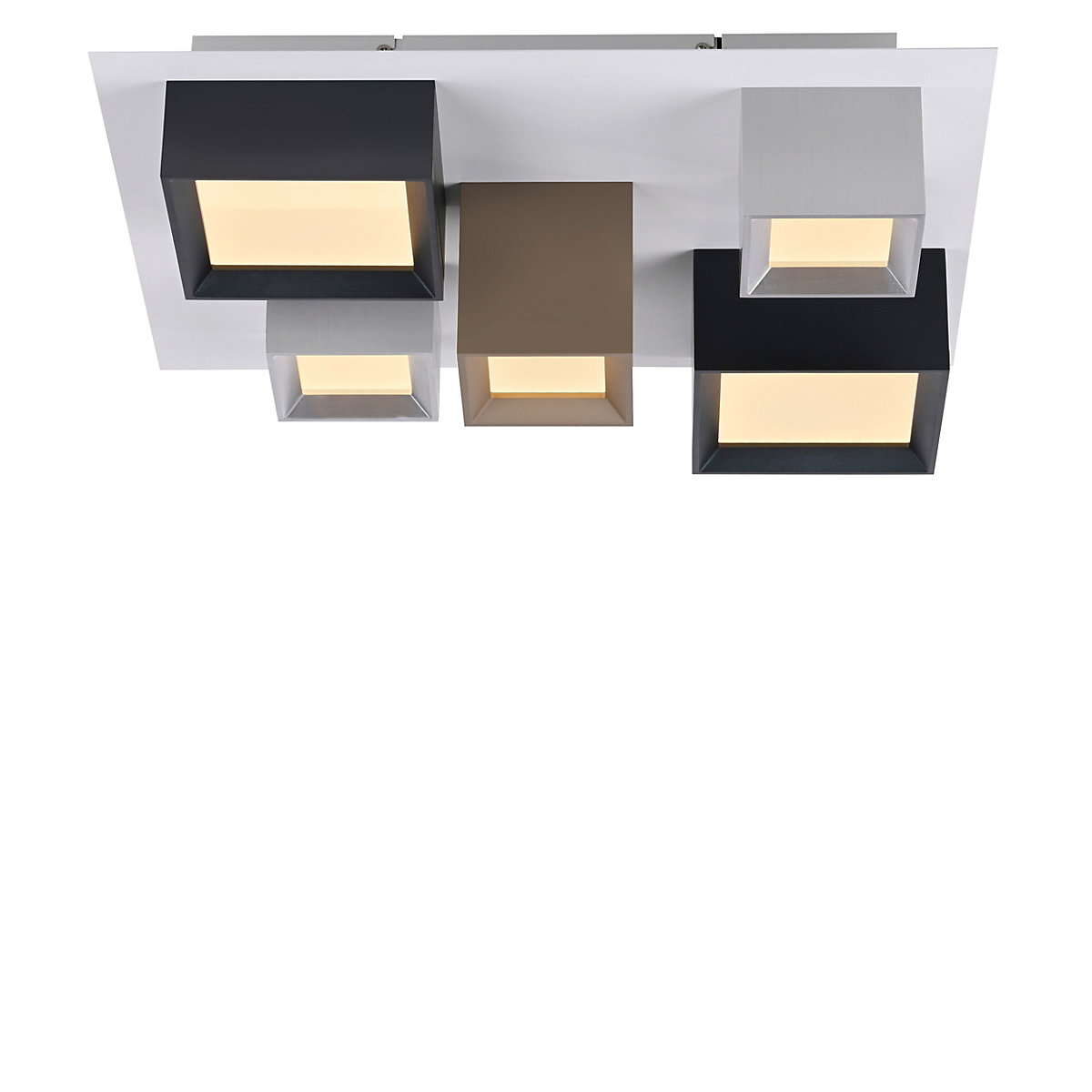 Manhattan, lámpara de techo LED 5 focos