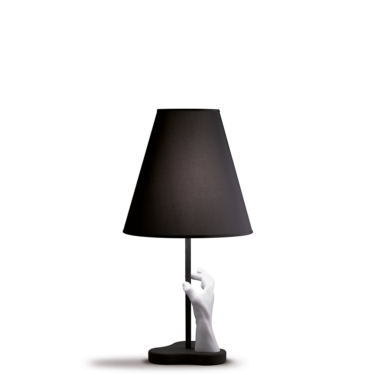 Fontana Arte Mano, lámpara de sobremesa negro