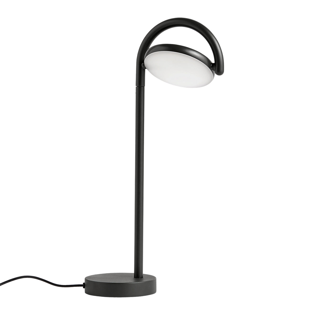 HAY Marselis, lámpara de sobremesa LED negro