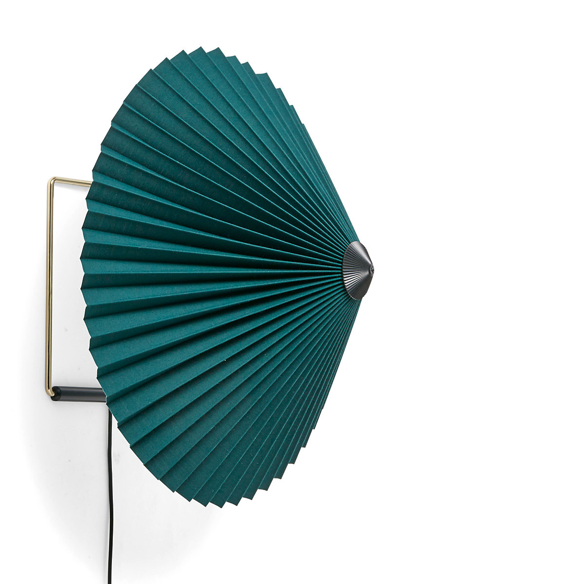 HAY Matin, lámpara de pared LED verde - ø38 cm