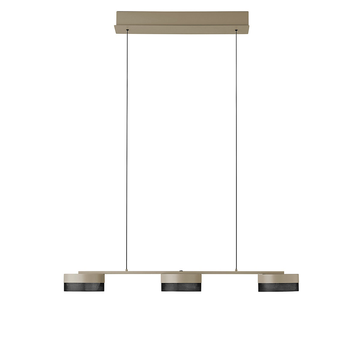 Mesh, lámpara de suspensión LED 3 focos