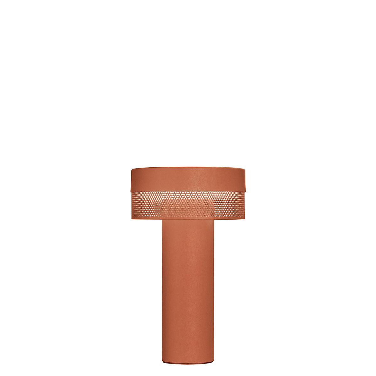 Hell Mesh, lámpara recargable LED peach - 24 cm