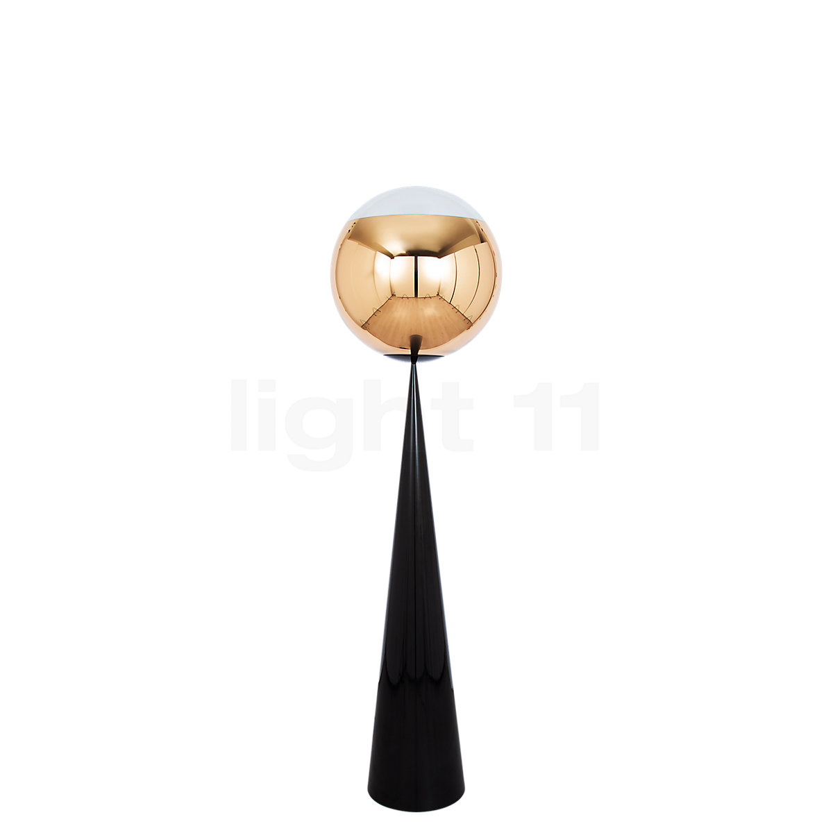 Gold ball best sale floor lamp