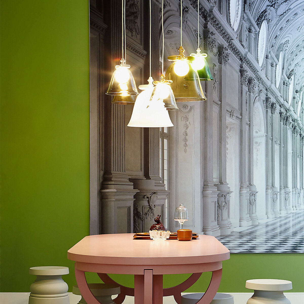 Bell lamp top