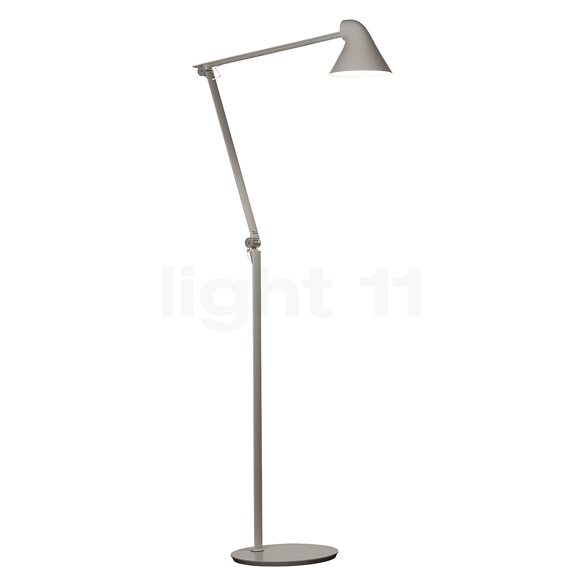 free standing grey lamp