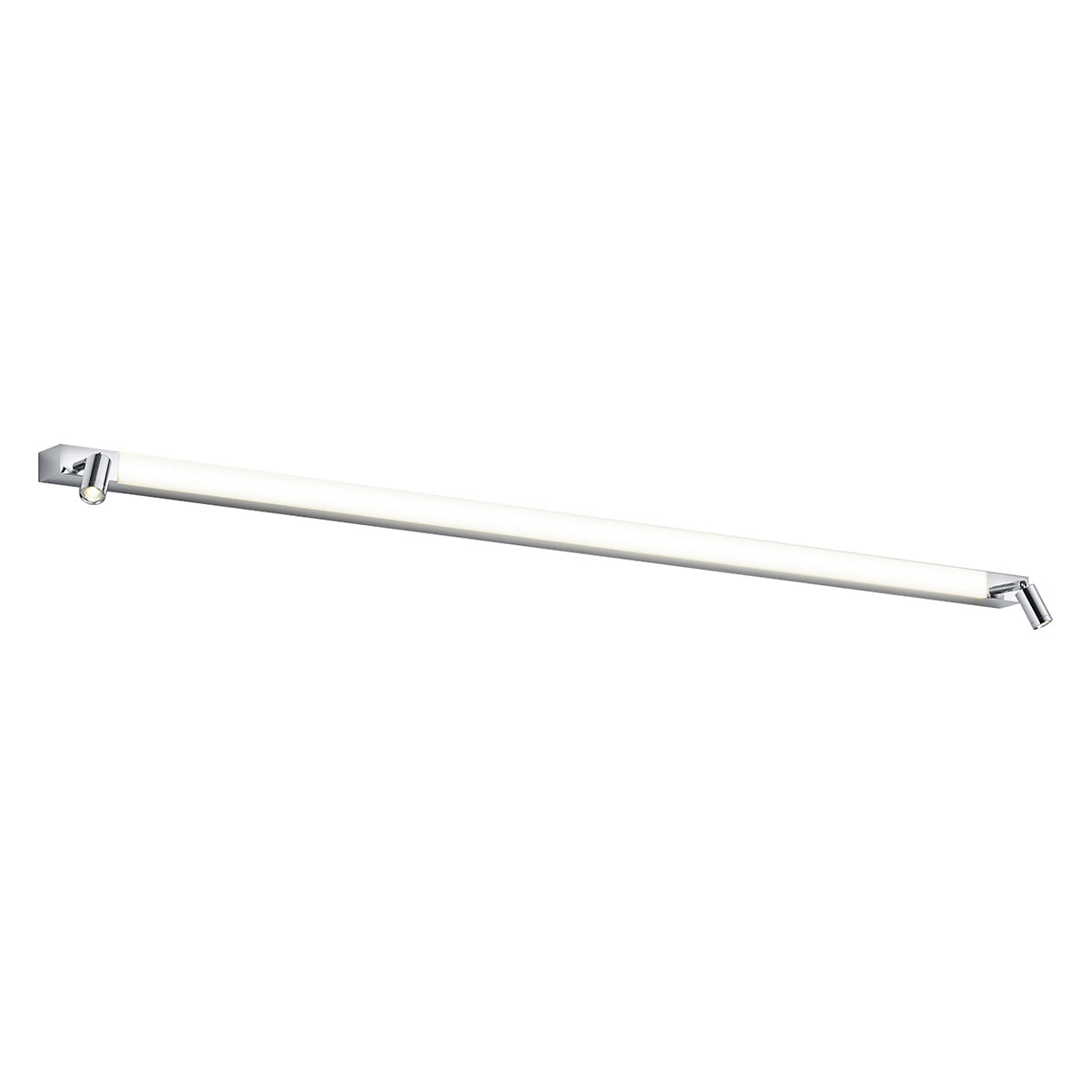 Helestra Nero, lámpara para espejos LED cromo - 120 cm