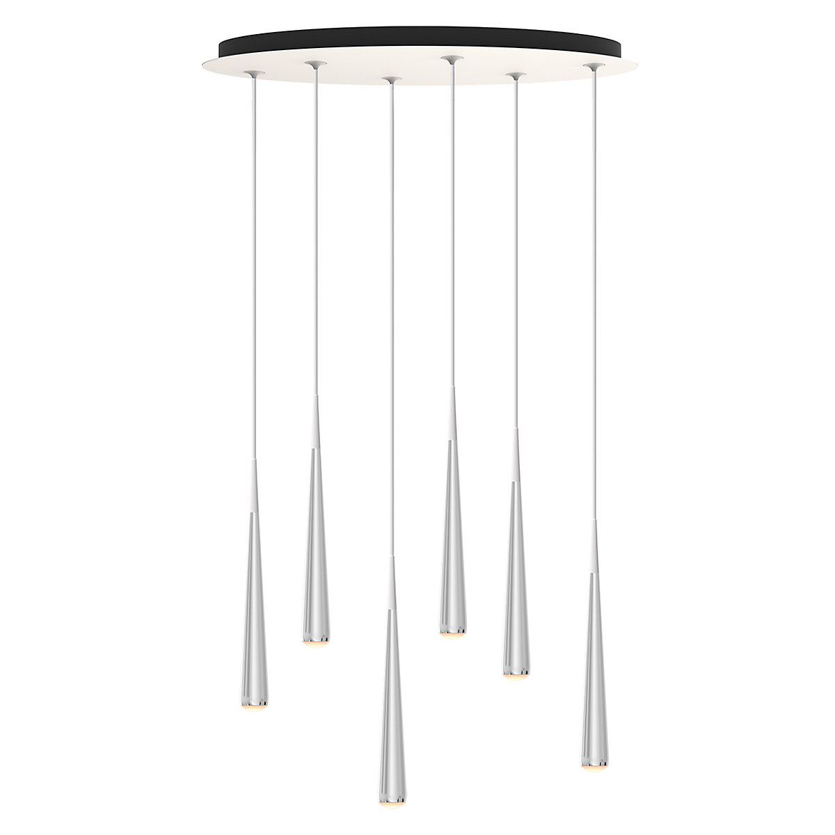 Grau Niceone, Cluster - 6 focos – Lámpara de suspensión led
