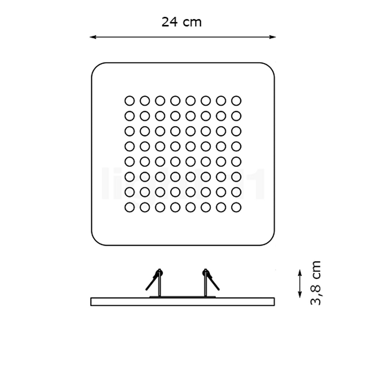 Buy Nimbus Modul Q 64 Recessed Ceiling Light At Light11 Eu