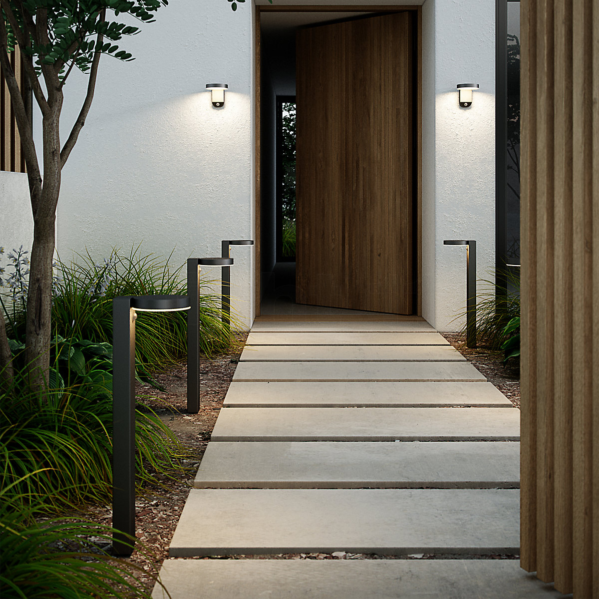 Buy Nordlux Rica Bollard at Light with solar LED