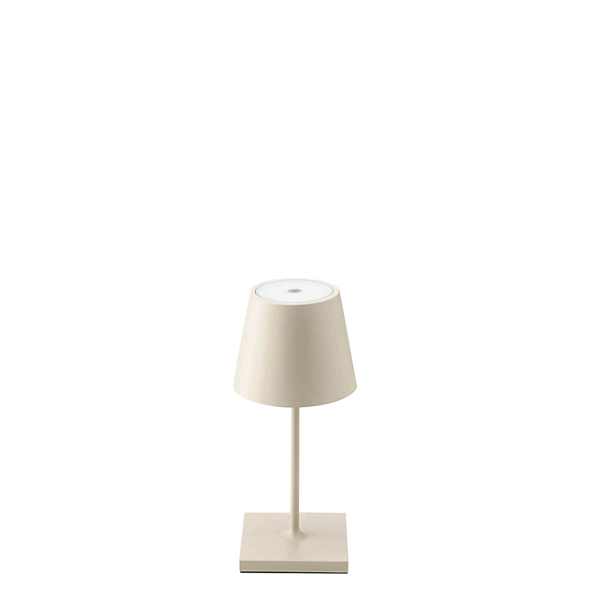 Sigor Nuindie mini, lámpara de sobremesa LED beige duna