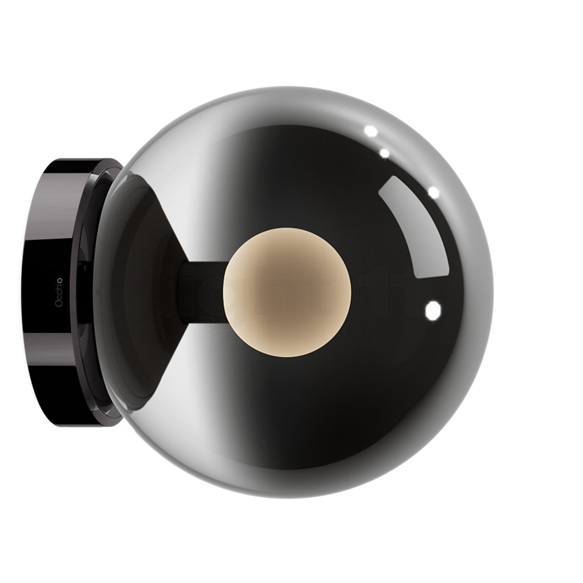 Buy Occhio Luna Scura 160 Up Air Wall Light LED at