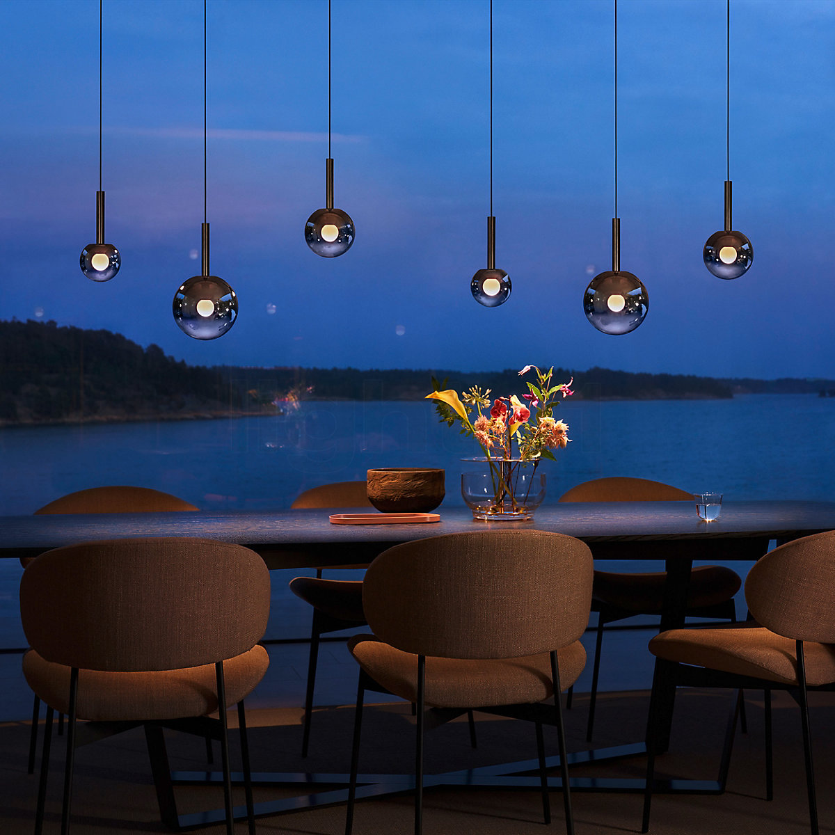 Buy Occhio Luna Sospeso Cloud 3 Fix 170 Pendant Light LED at