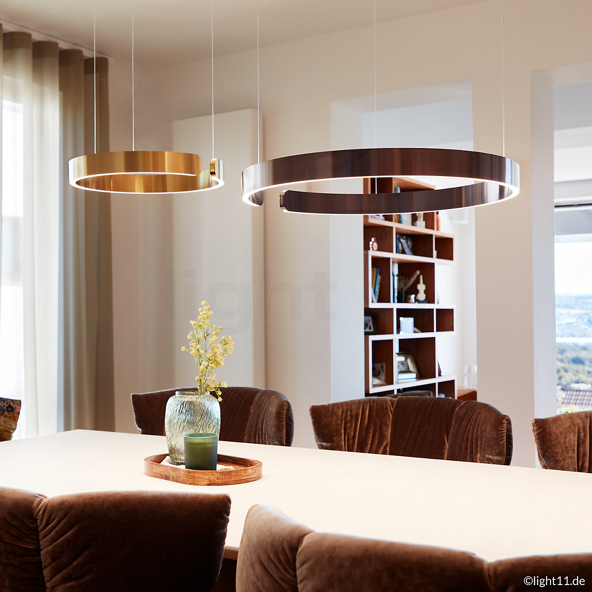 Occhio Mito Sospeso 40 Fix Up Table, lámpara de suspensión LED