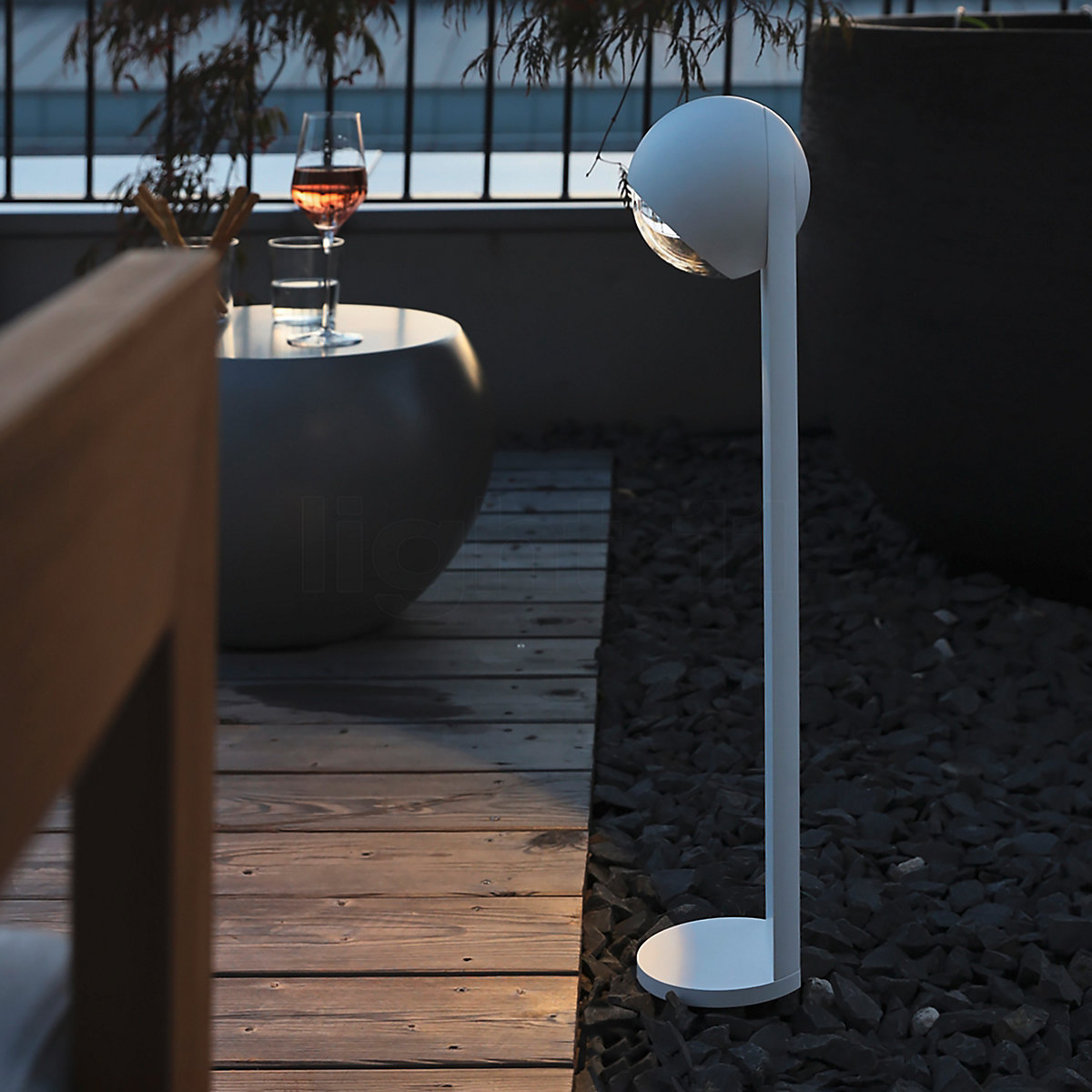 Buy Occhio Sito Palo Volt S80 Bollard Light LED at