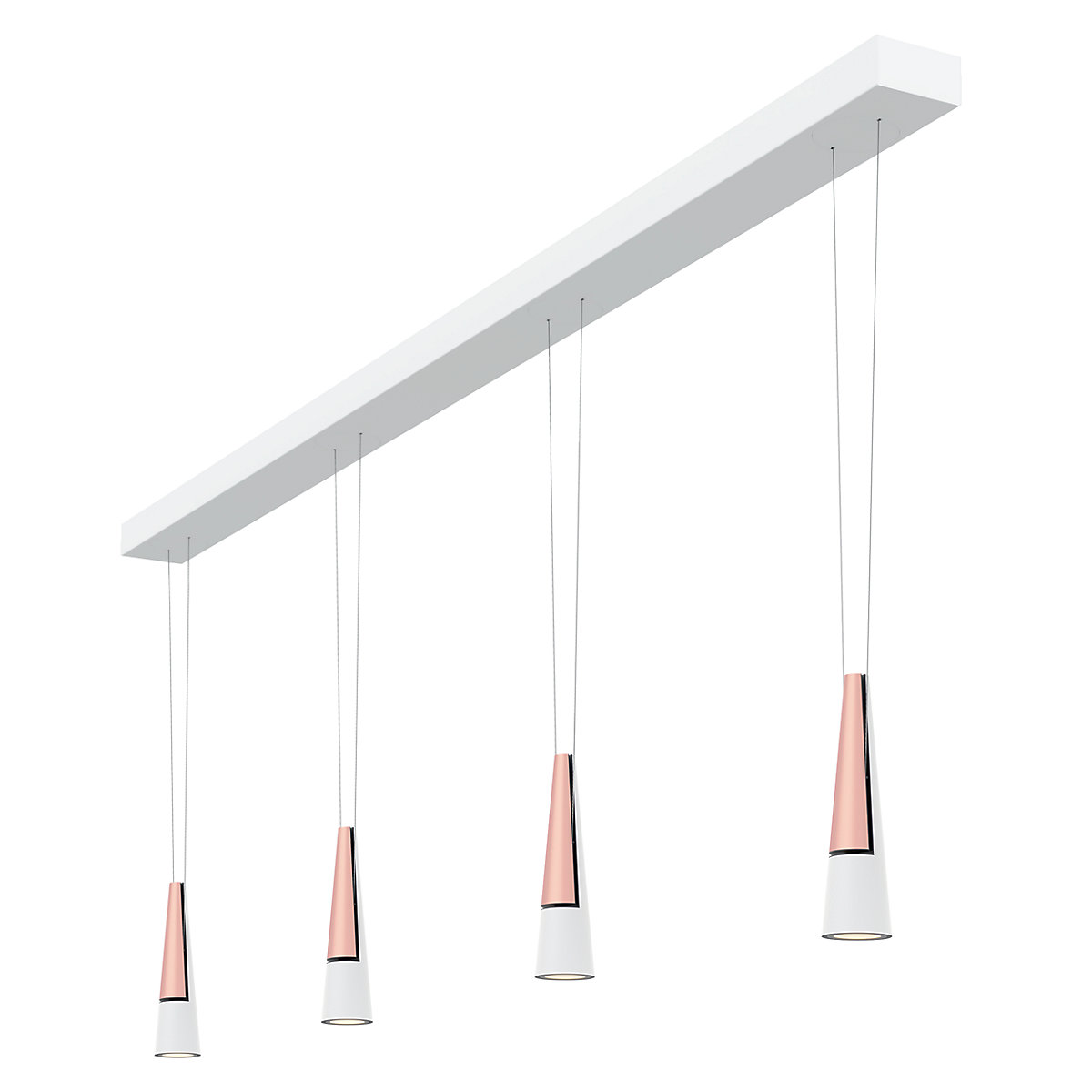 Oligo Slack-Line Cone, 4 focos – Lámpara de suspensión led — imagen 3