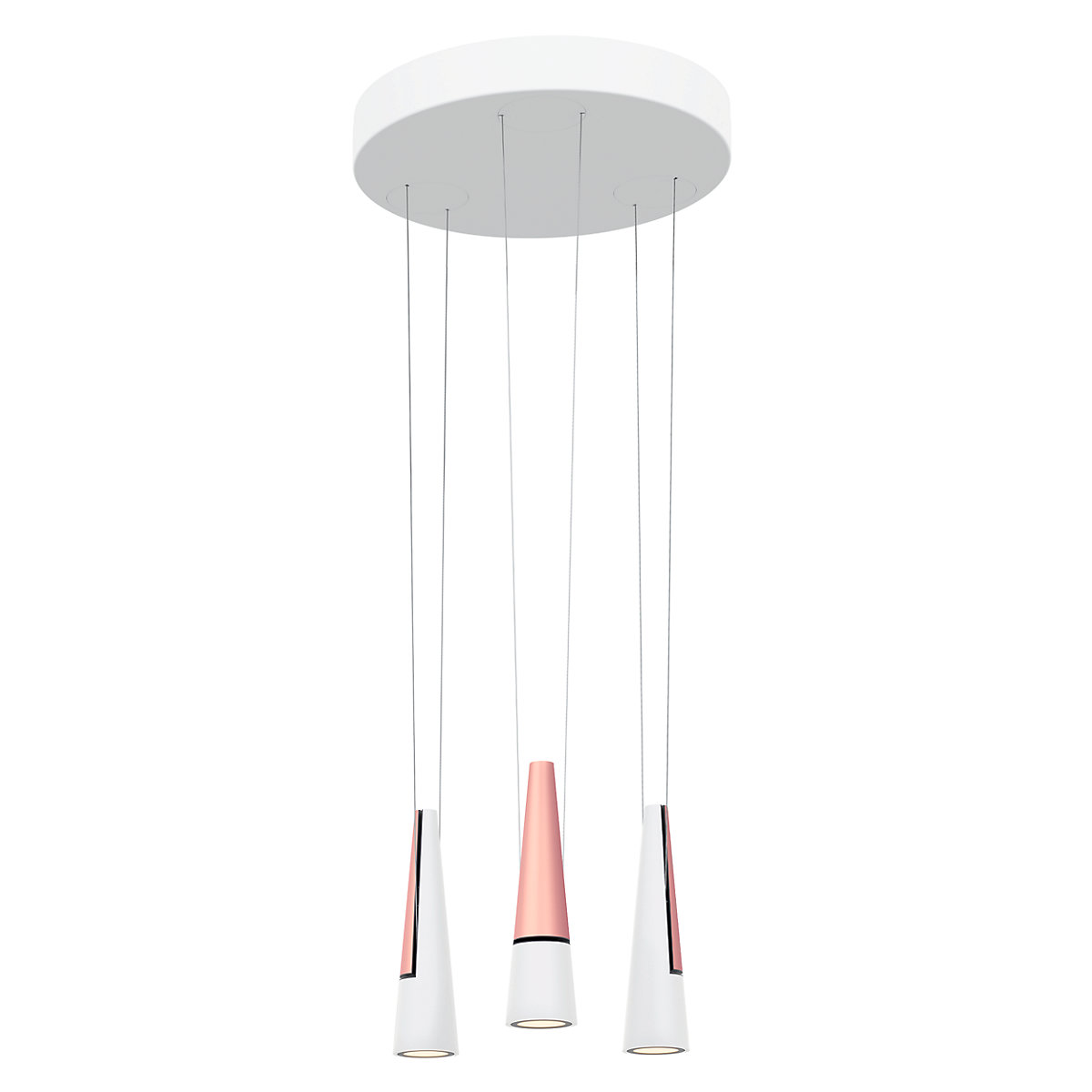 Oligo Slack-Line Cone, Cluster – Lámpara de suspensión led — imagen 3