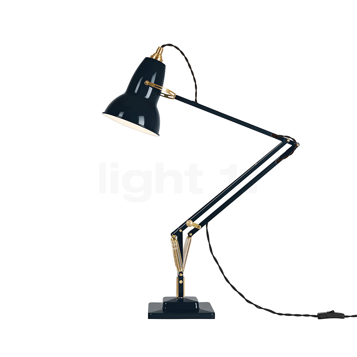 VENDU - Lampe de bureau vintage articulée orange - belOpus