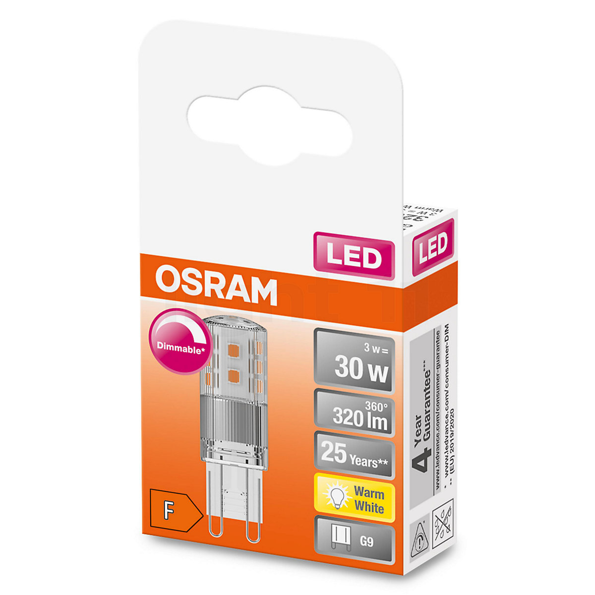 Invloed Uitsluiten Geweldig Buy Osram T20-dim 3W/c 827, G9 LED at light11.eu