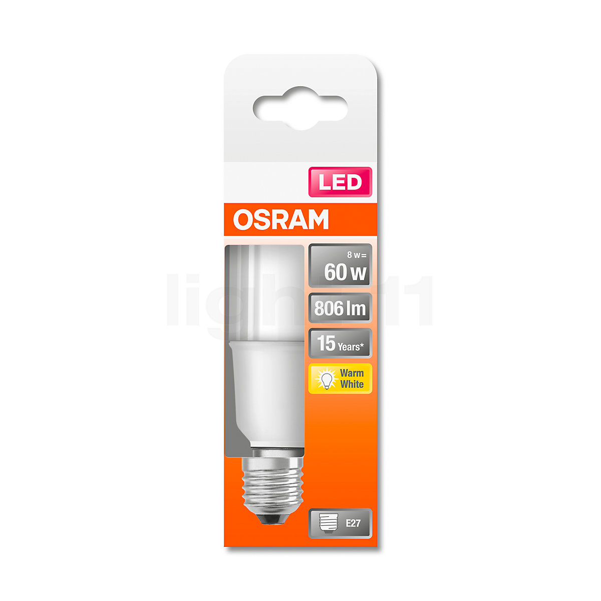 Buy Osram T40 8W/m 827, E27 LED at