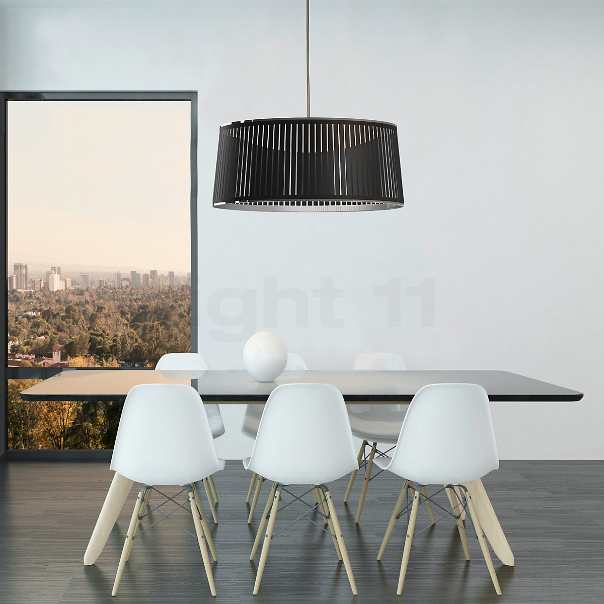 solis drum led pendant light