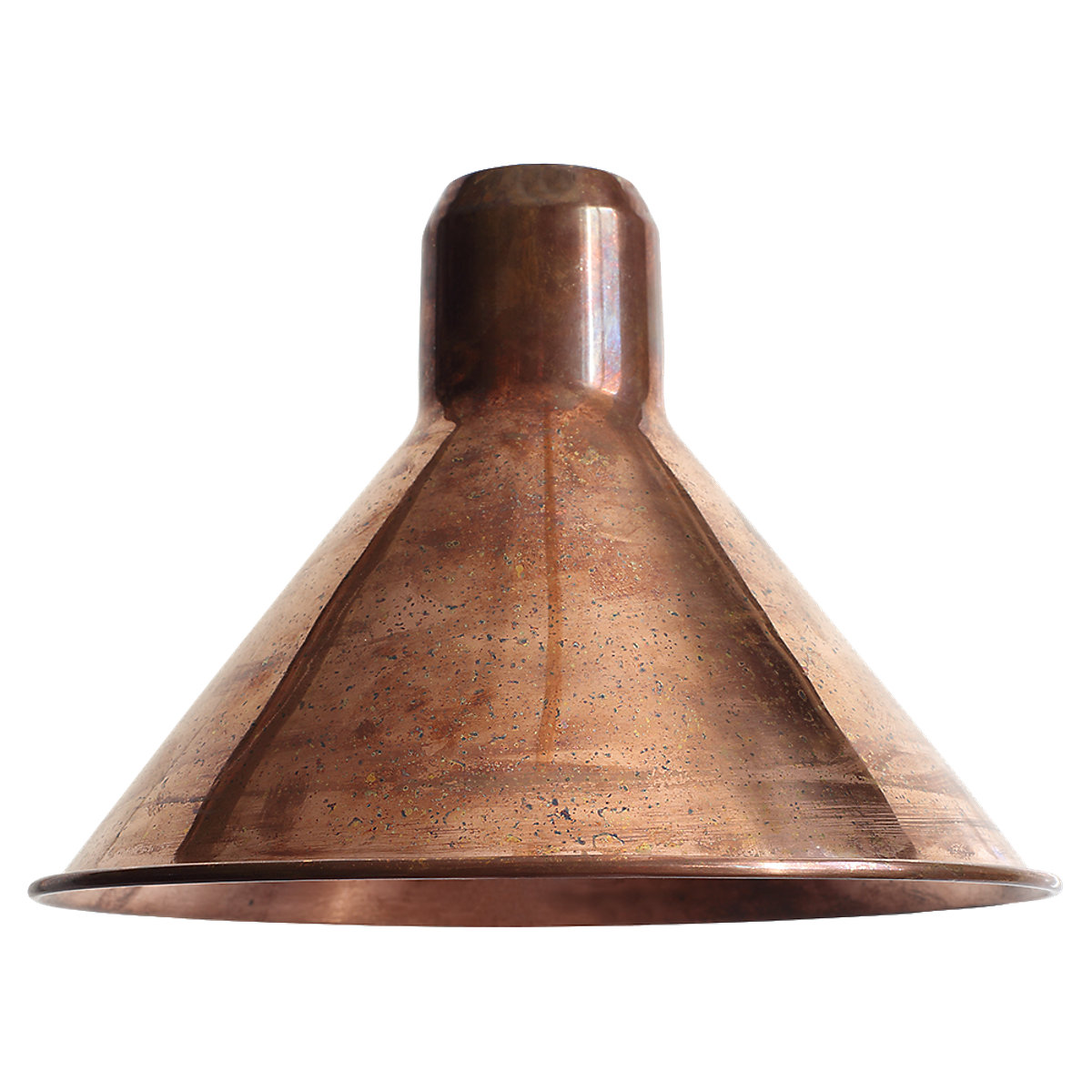 DCW Pantalla Lampe Gras XL cónica cobre rústico