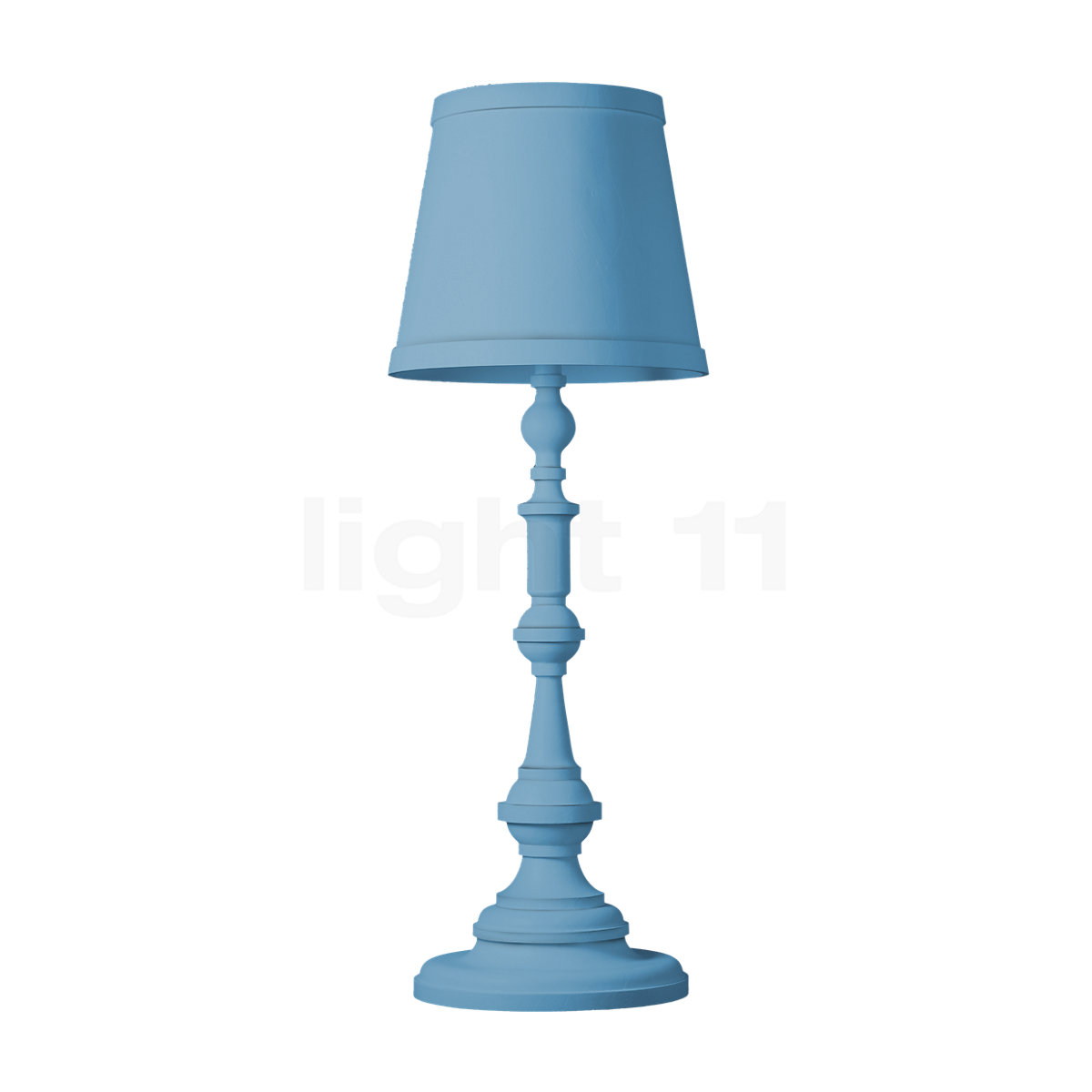 blue floor lamp