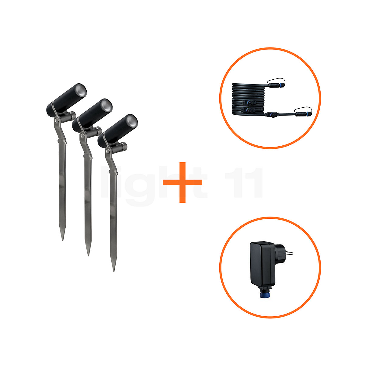 Systèmes d'éclairage de jardin Paulmann Plug & Shine Plantini