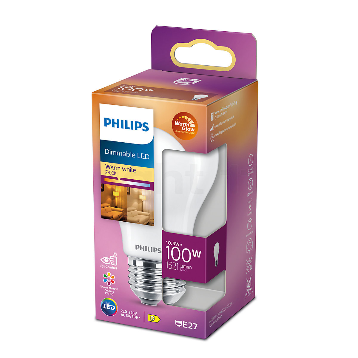 Philips e27 warmglow outlet