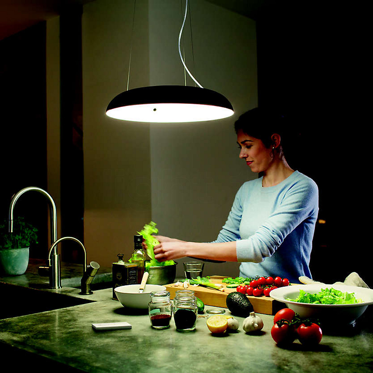 Philips Hue White Ambiance Amaze Pendel + Dim Switch Philips Hue White Ambiance Amaze Pendel + Dim Switch
