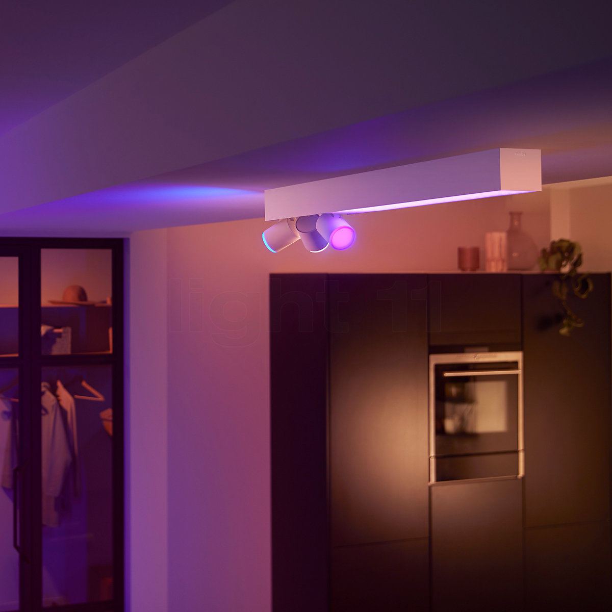Philips Hue White And Color Ambiance Centris Spot LED 4 foyers