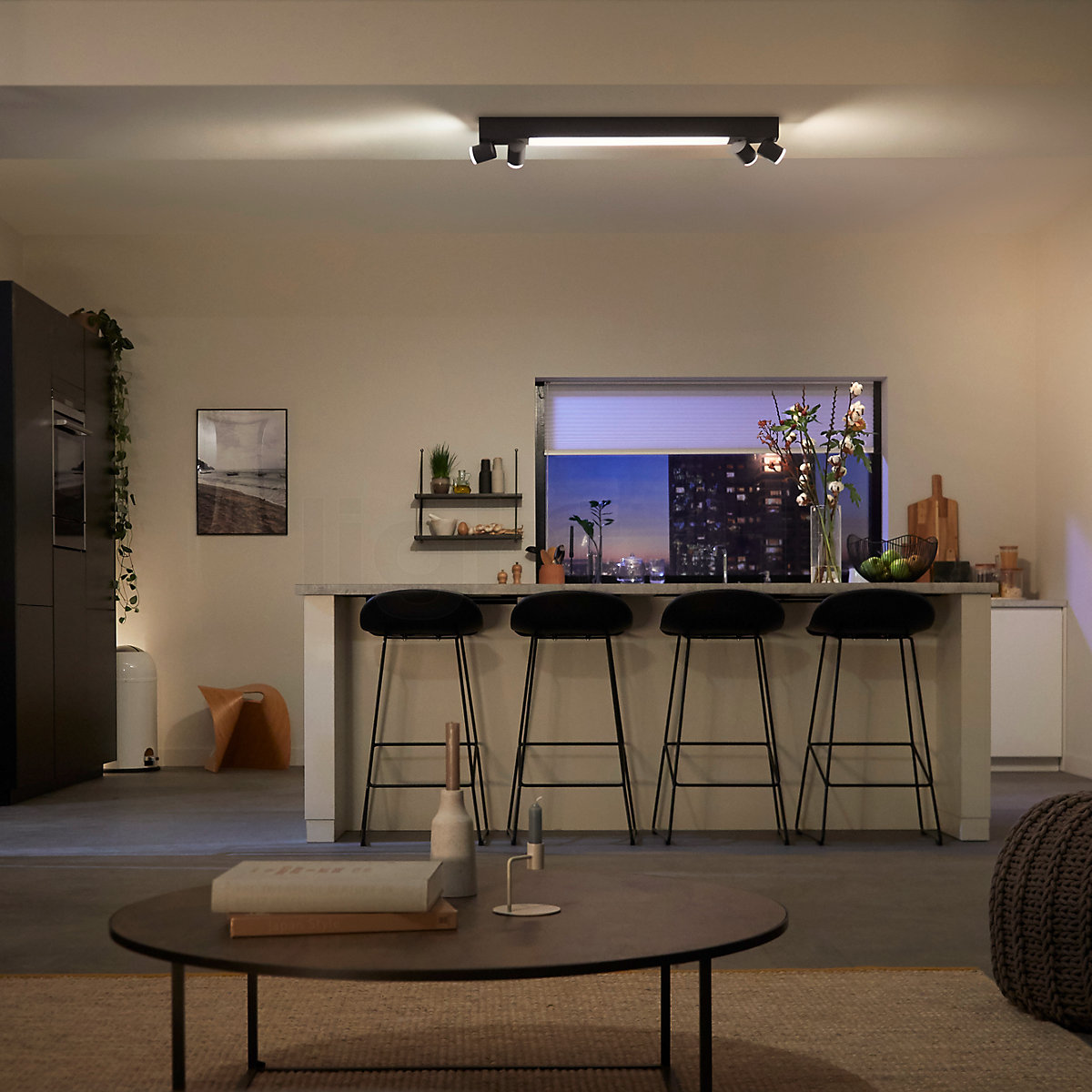 Philips Hue White And Color Ambiance Centris Spot LED 4 focos en