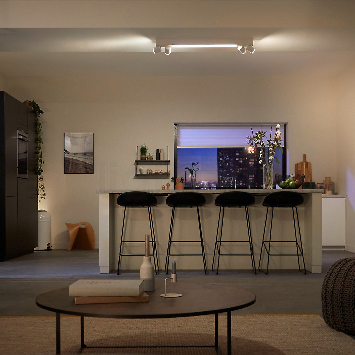 Buy Philips Hue White And Color Ambiance Centris Spot LED 4 lamps at