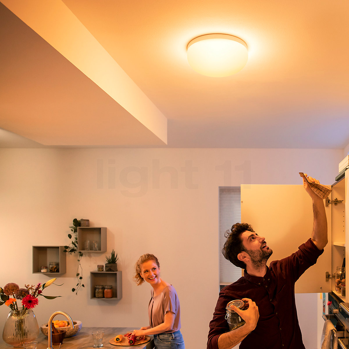 Philips Hue White And Color Ambiance Flourish Lampada da soffitto LED