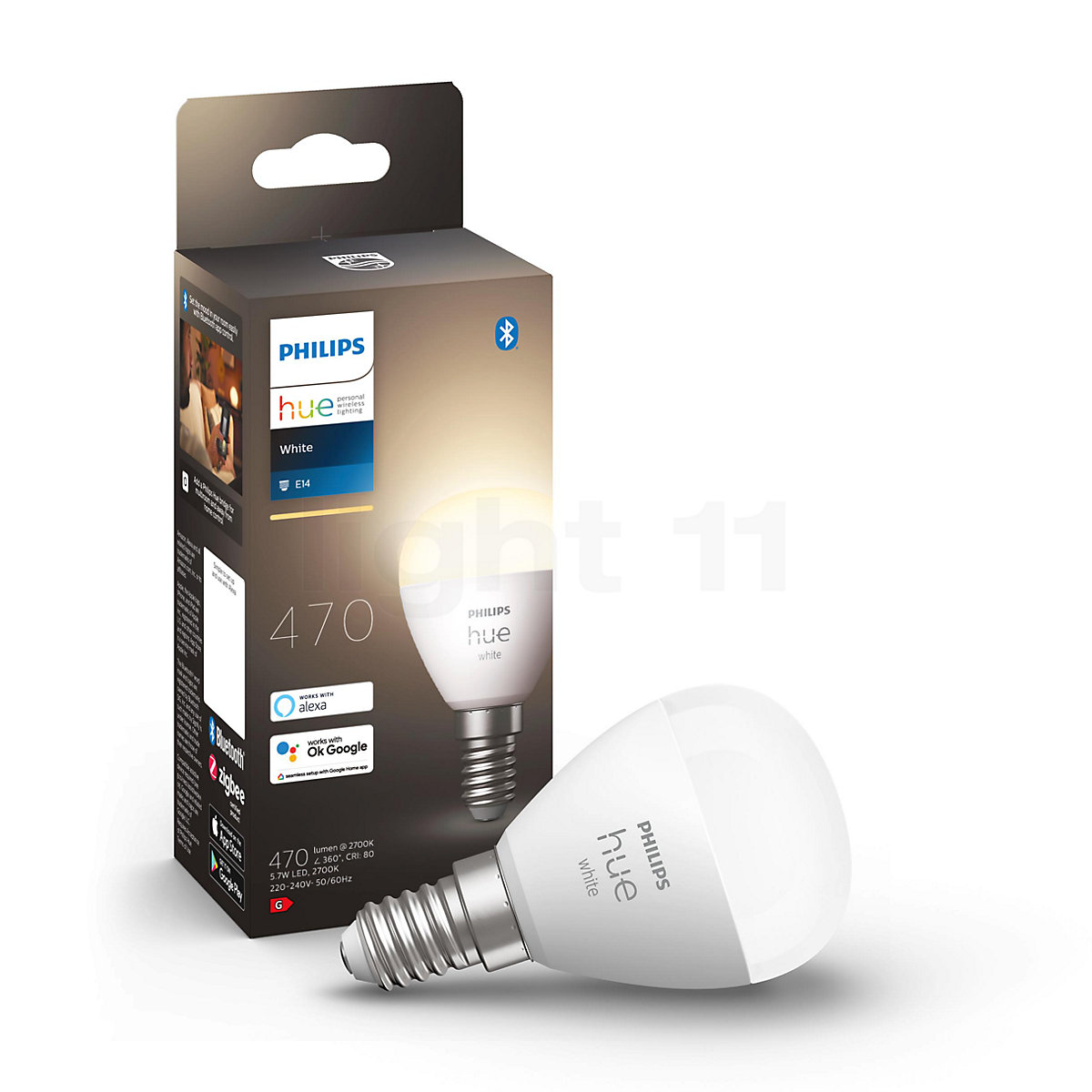 afstand Kosmisch Thespian Buy Philips Hue White E14 drops LED at light11.eu