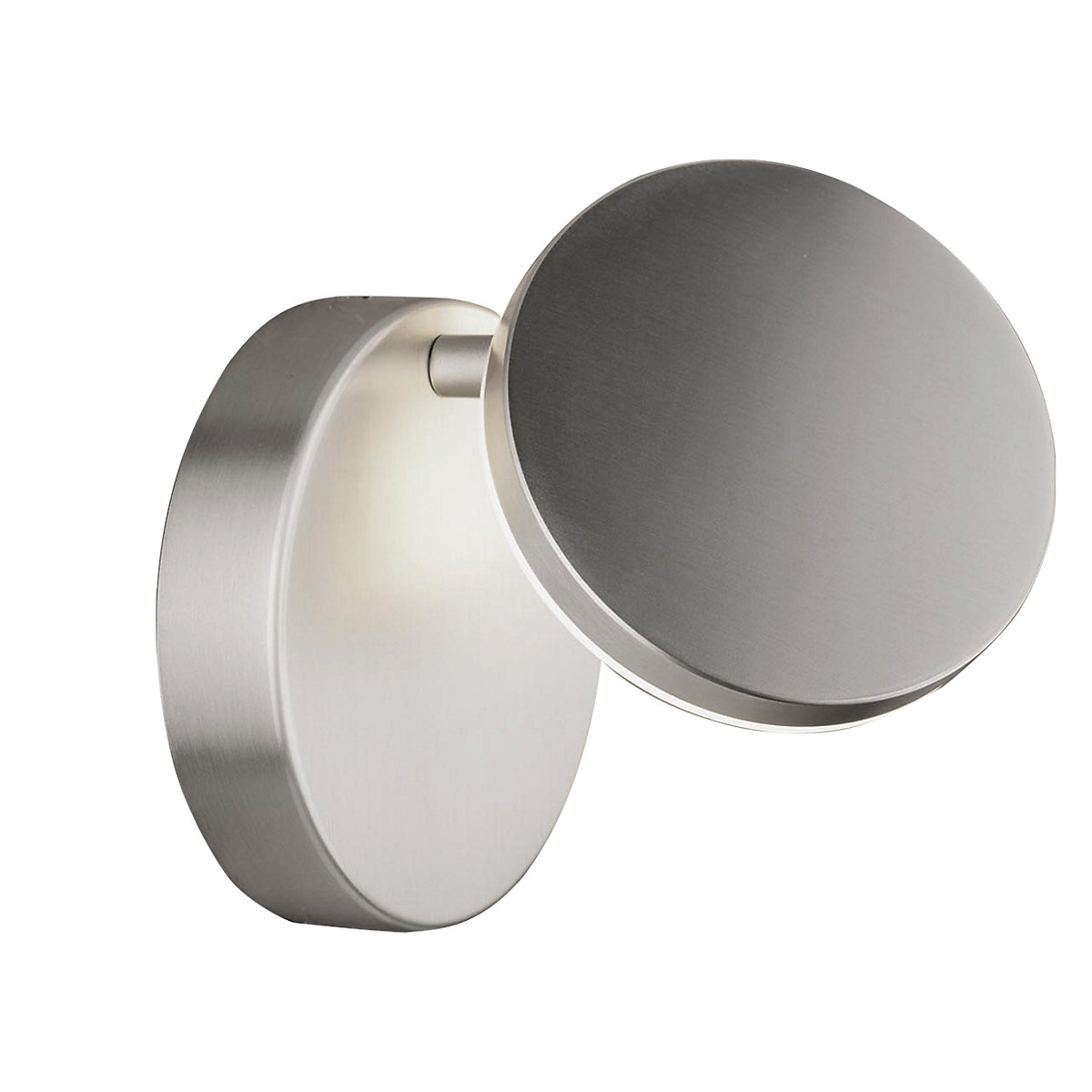 Holtkötter Plano, lámpara de pared LED aluminio mate