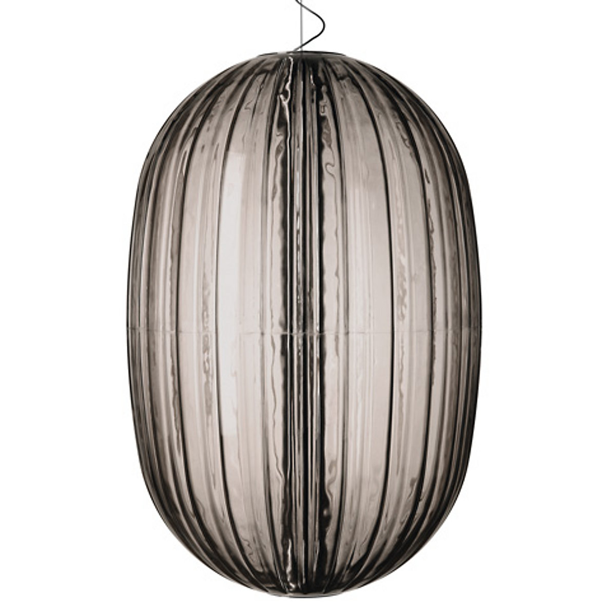 Foscarini Plass Sospensione LED gris