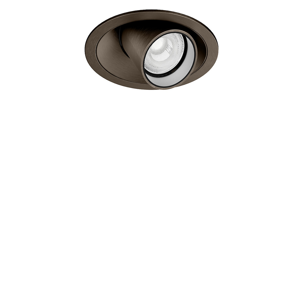 Wever & Ducré Qito 1.0, foco empotrable LED bronce - 2.700 K - sin driver