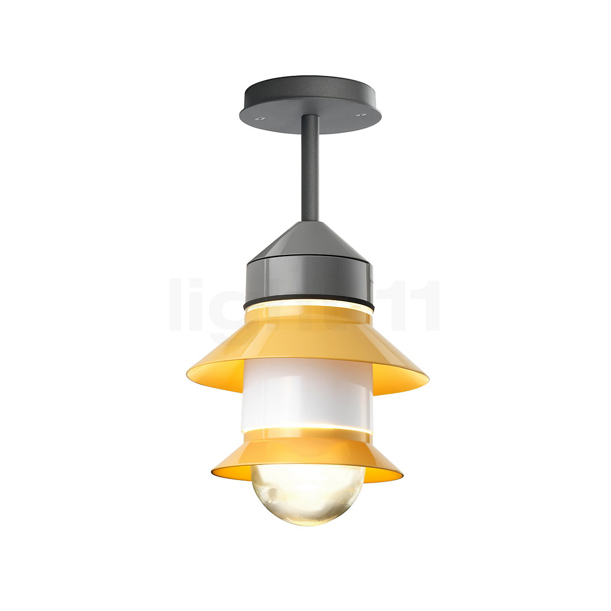 mustard ceiling light