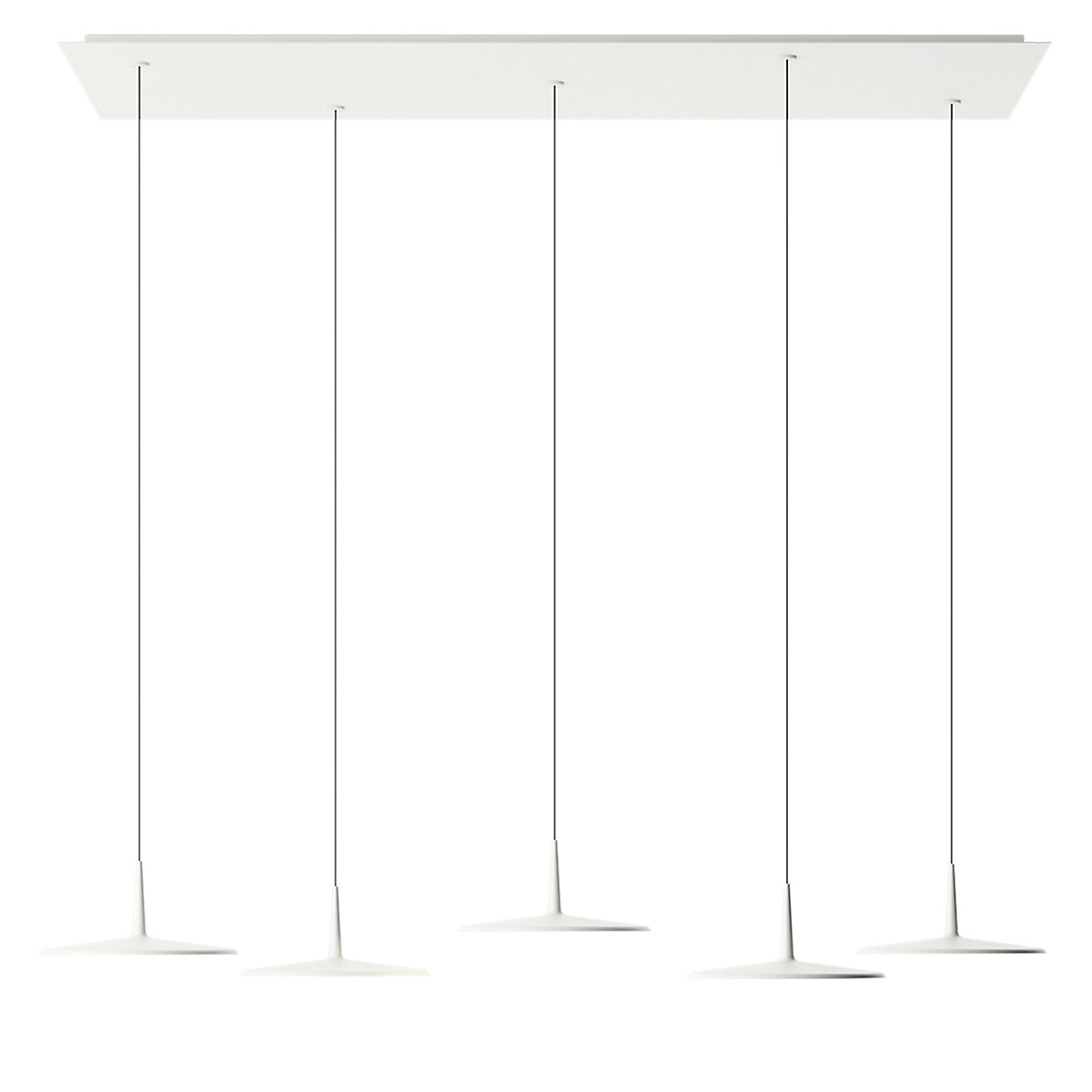 Vibia Skan, lámpara de suspensión LED 5 focos