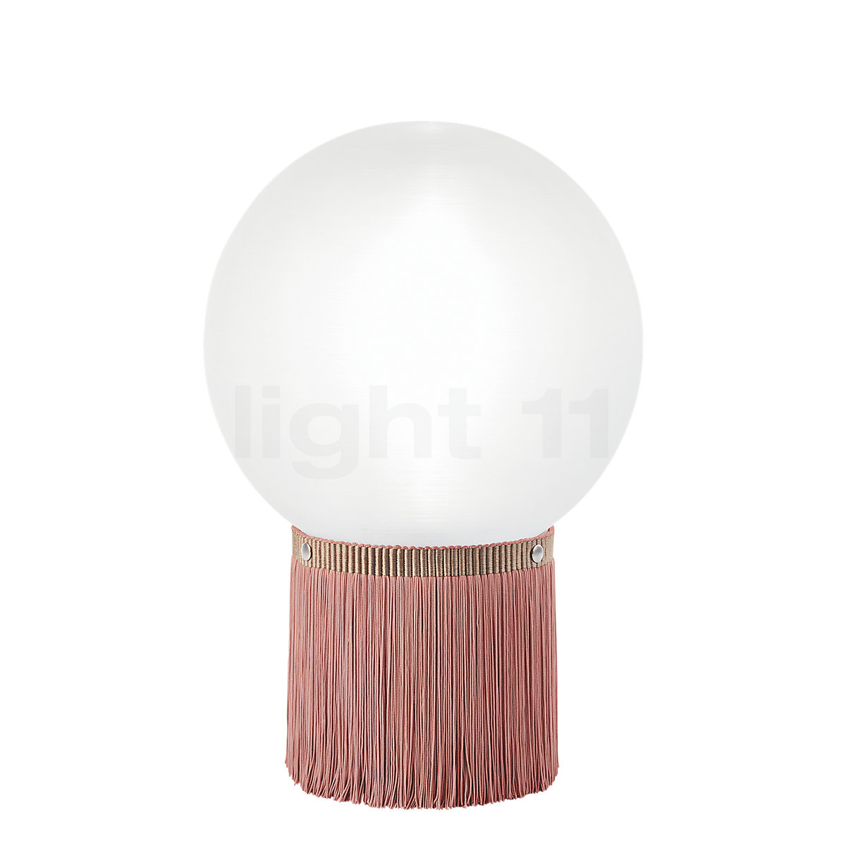 pink fringe table lamp