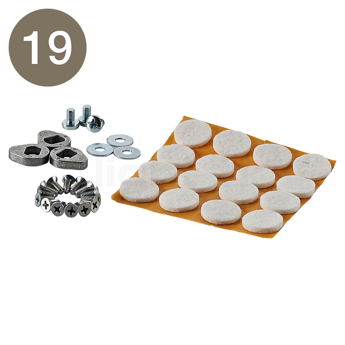Buy Artemide Spare parts for Tolomeo Lettura, alu at
