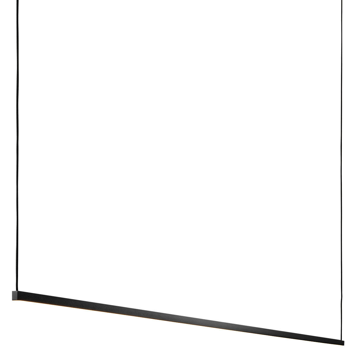 Light Point Stripe, lámpara de suspensión LED negro - 200 cm