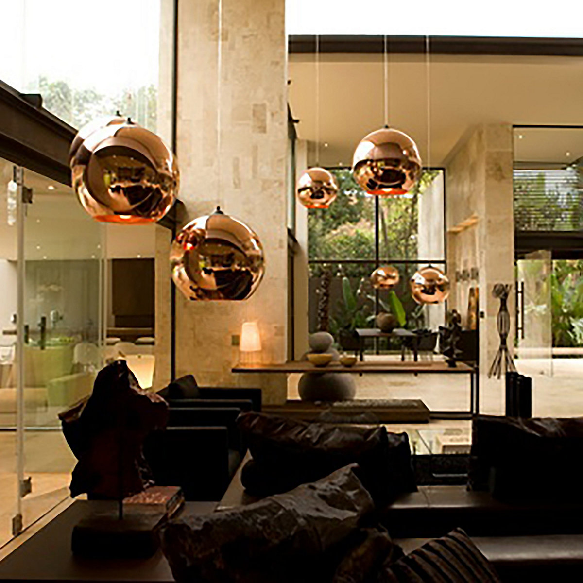Buy Tom Dixon Copper Round Pendant Light at light11.eu