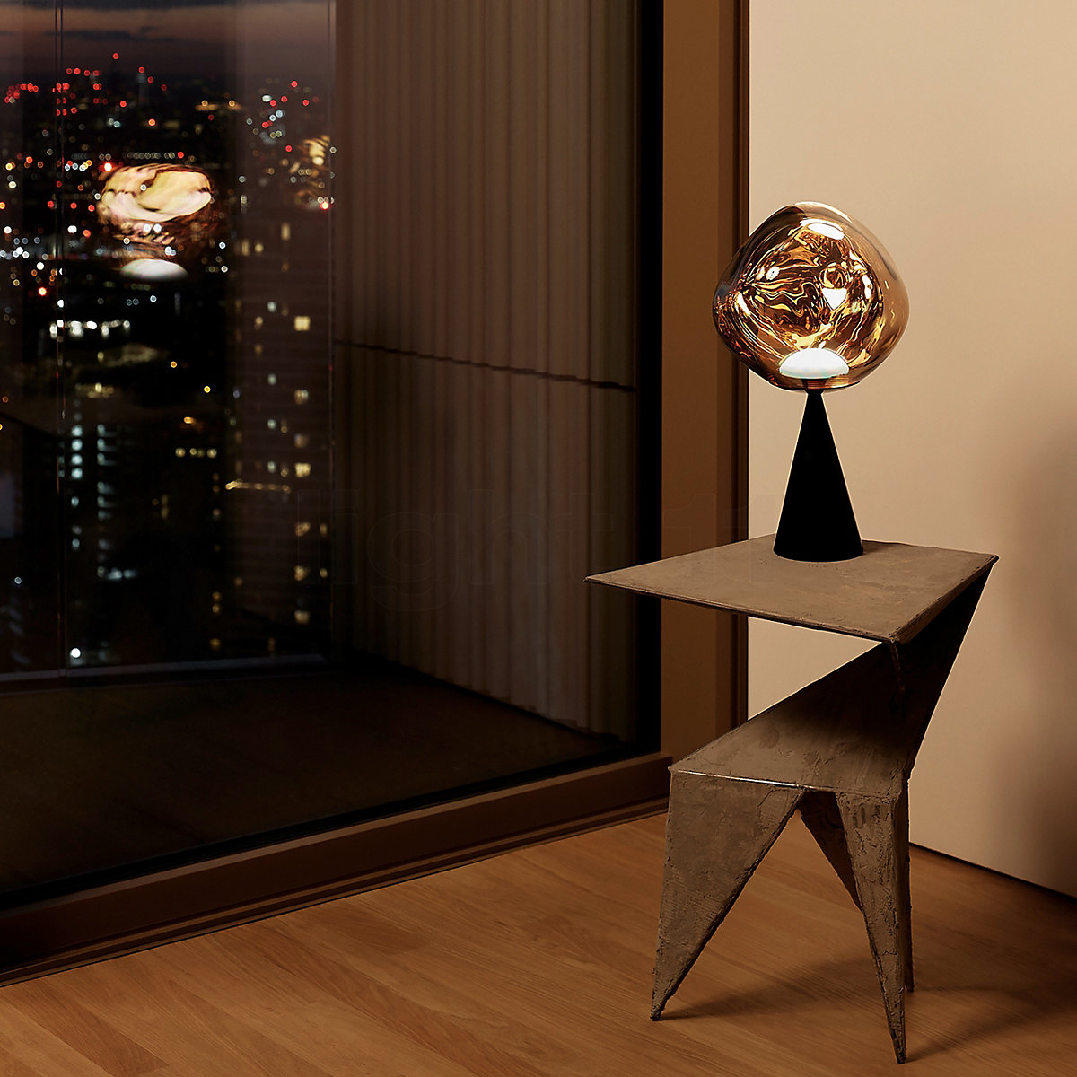Buy Tom Dixon Melt Cone Fat Table Lamp LED at light11.eu