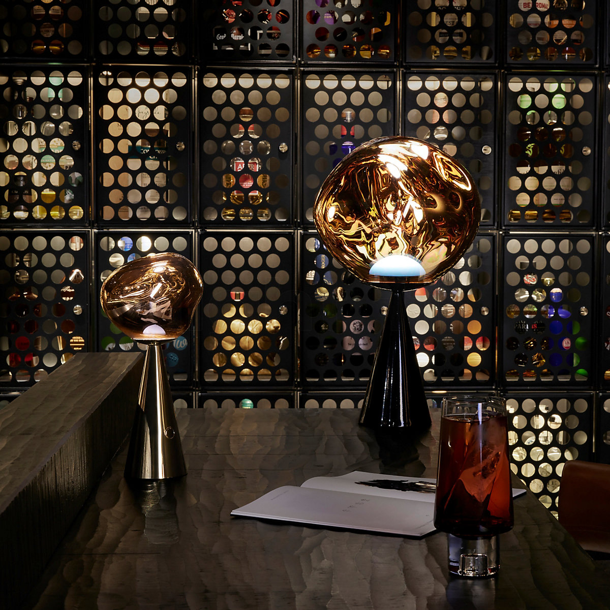 Buy Tom Dixon Melt Cone Fat Table Lamp LED at light11.eu