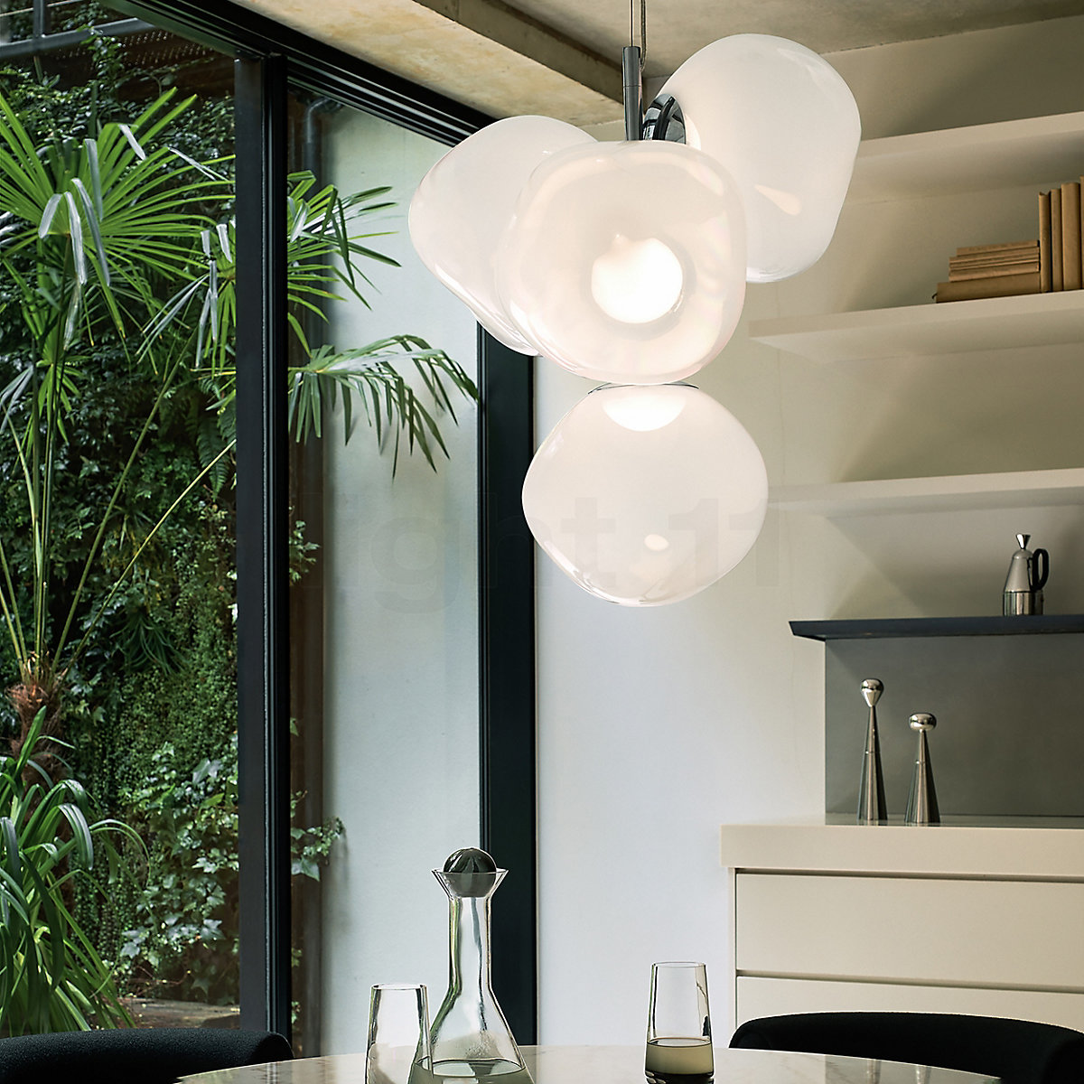 Buy Tom Dixon Melt Mini Pendant Light LED 4 lamps at