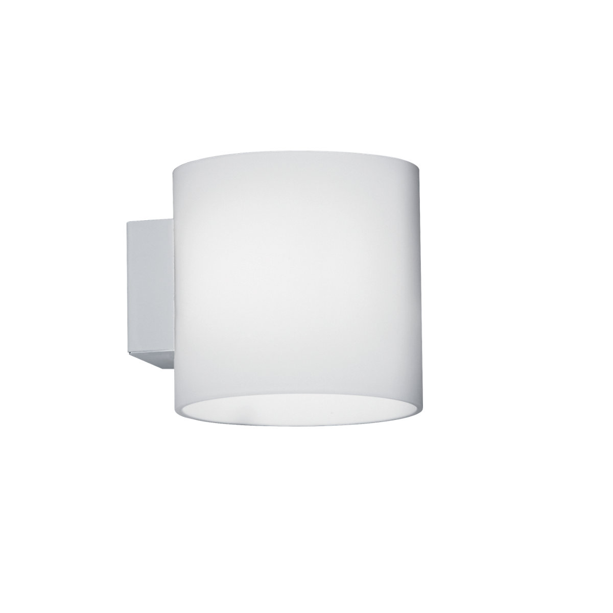 Peill+Putzler Tondo, lámpara de pared opalino