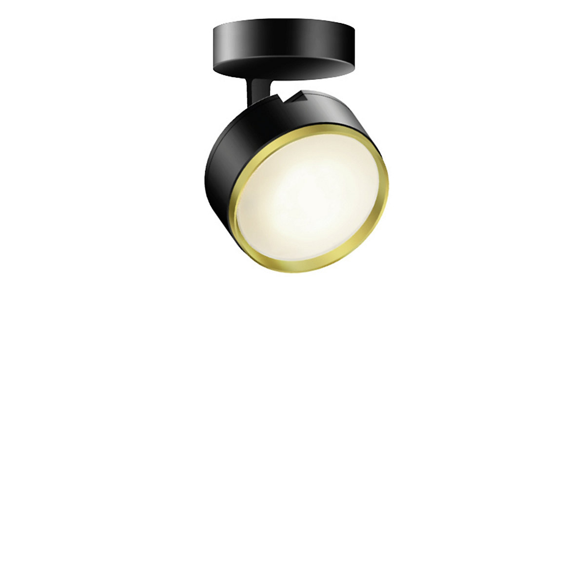 Bruck Tuto lámpara de techo y pared LED negro/oro