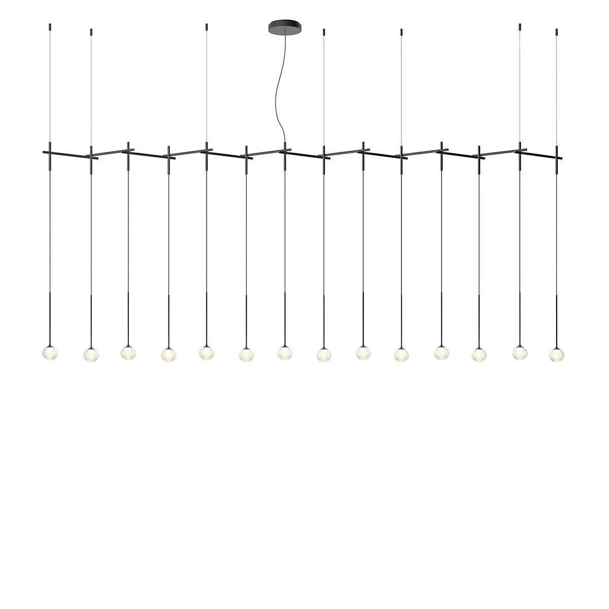 Vibia Algorithm Hanglamp LED 14-lichts - lineair