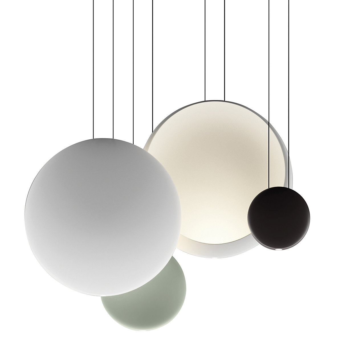 Buy Vibia Cosmos 2516 Pendant Light LED 4 lamps at